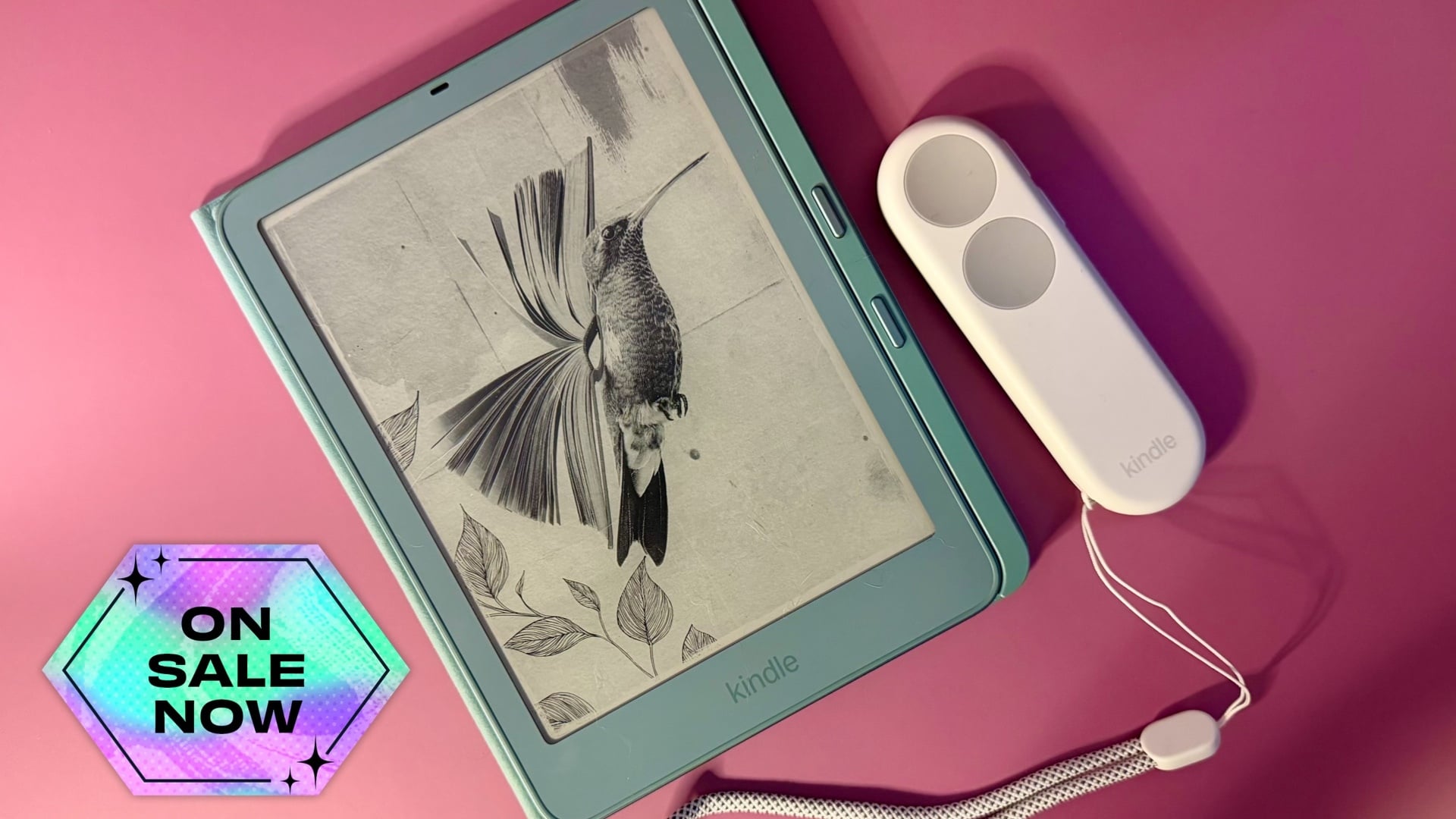 A Kindle, Page Turn Cover, and Kindle Click