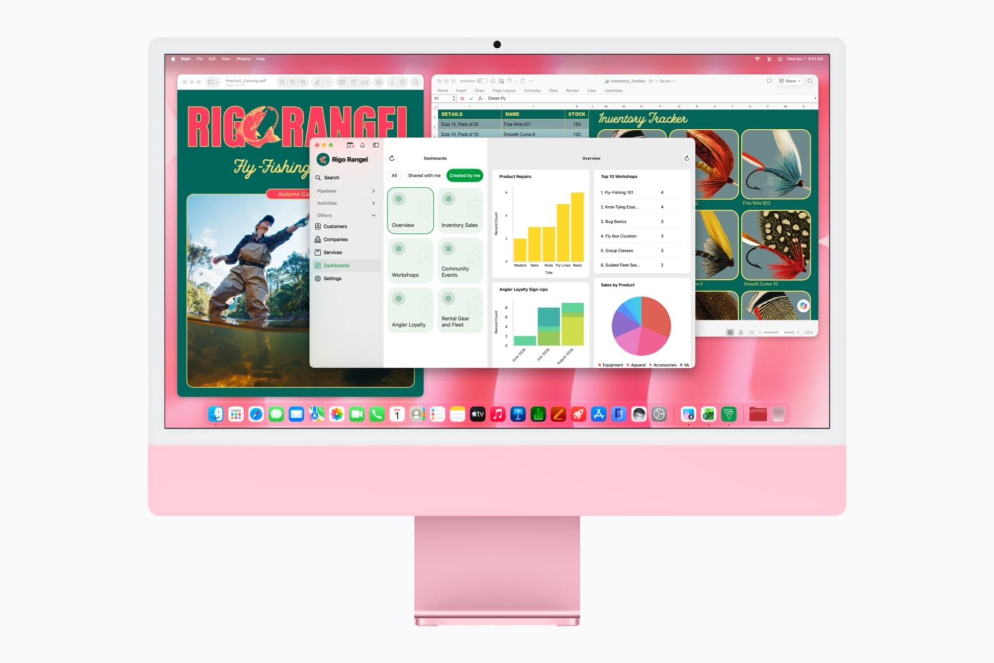 Apple M6 iMac in pink