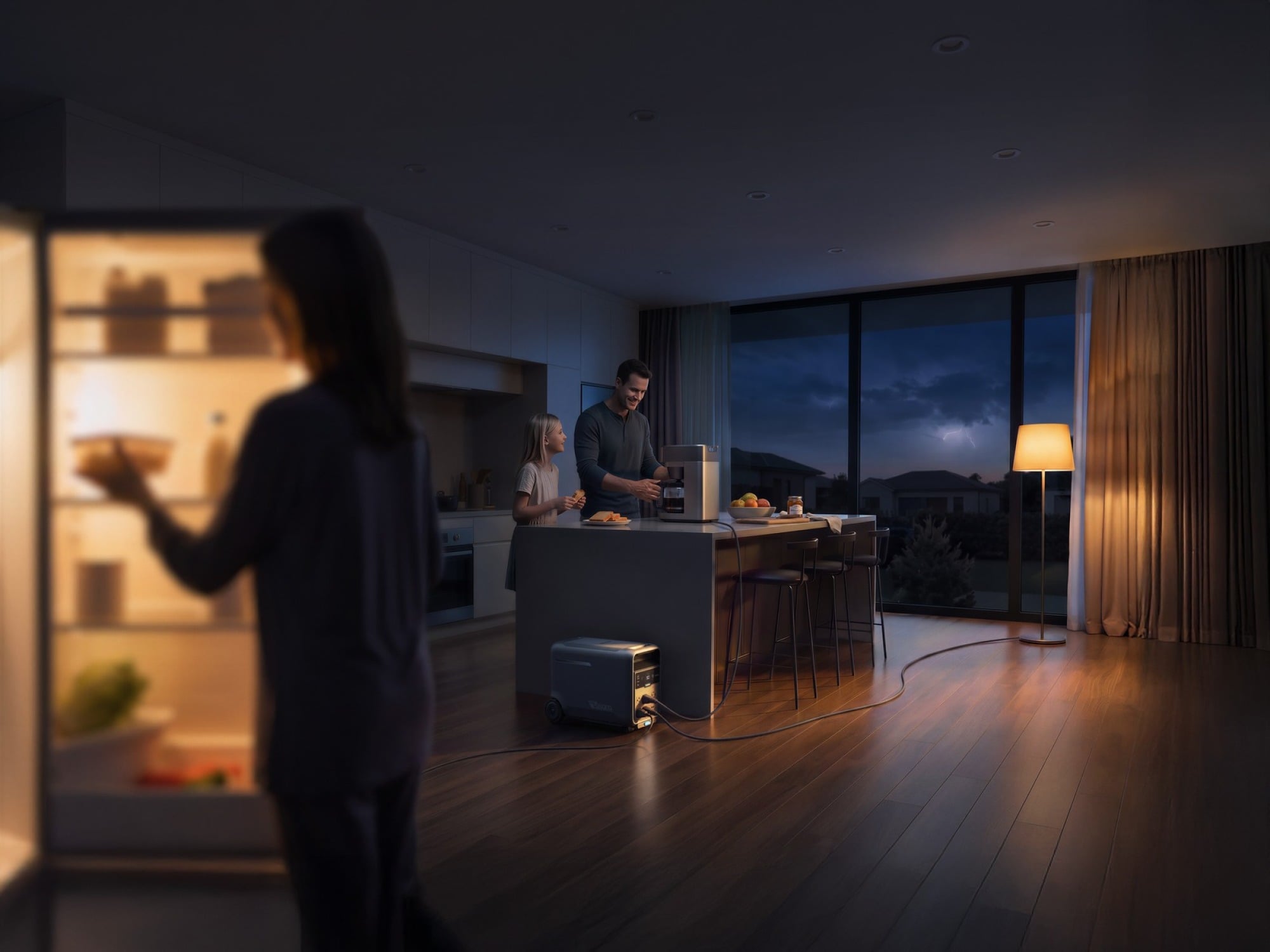a home powered with the anker solix s5000