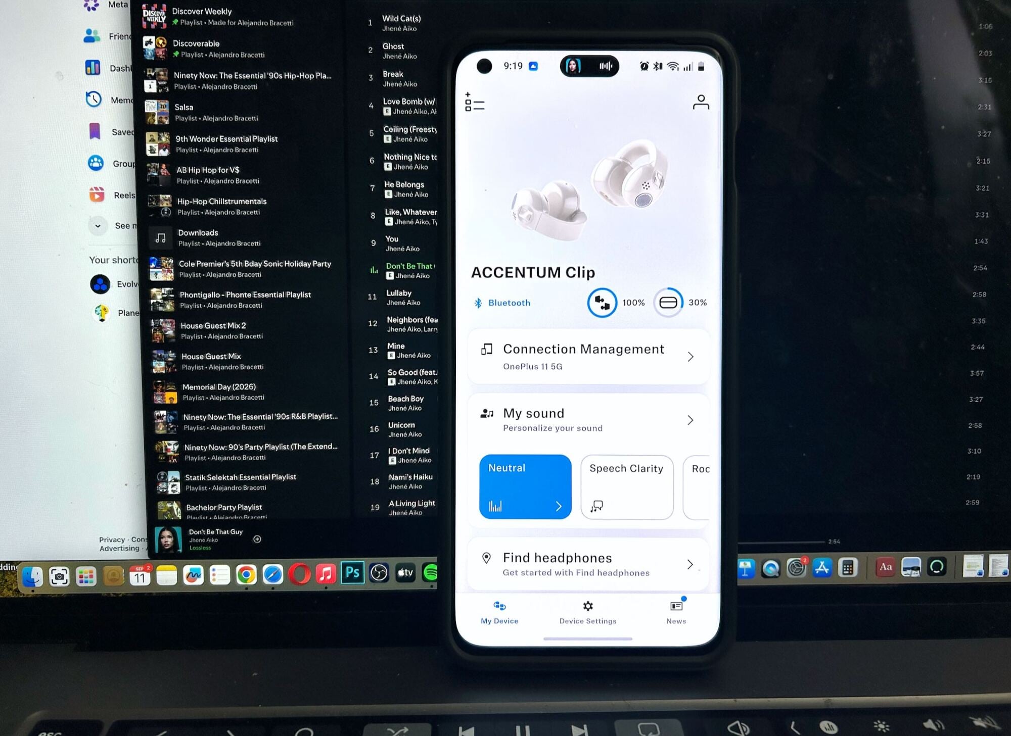 Sennheiser&rsquo;s Smart Control app on smartphone screen
